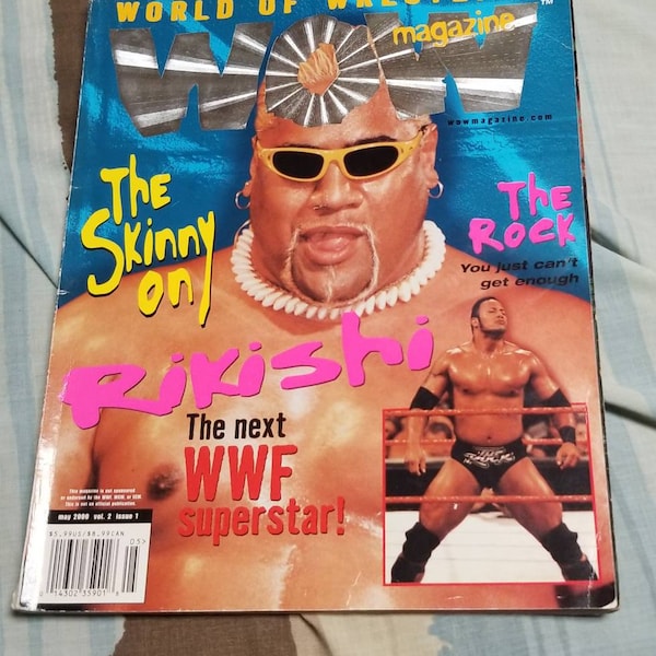 World of Wrestling Magazine May 2000 Rikishi  Cover