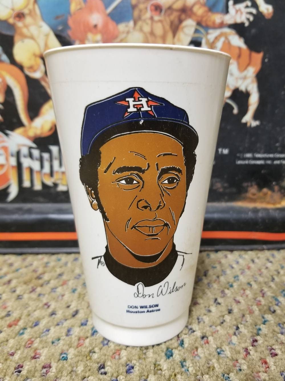 Rare 1970 Houston Astros Shooting Star Cesar Cedeno Game Worn Flannel Jersey.