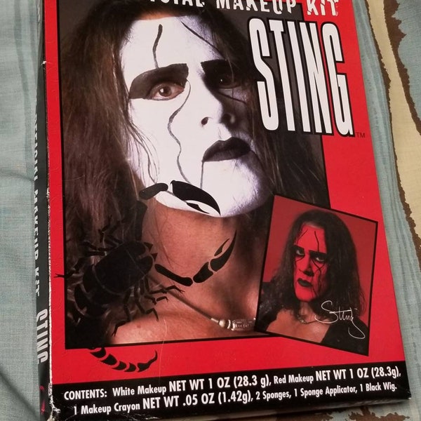 Vintage WCW Sting Makeup Kit
