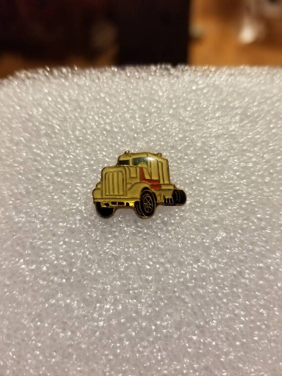 Vintage Semi Truck Hat Pin Etsy