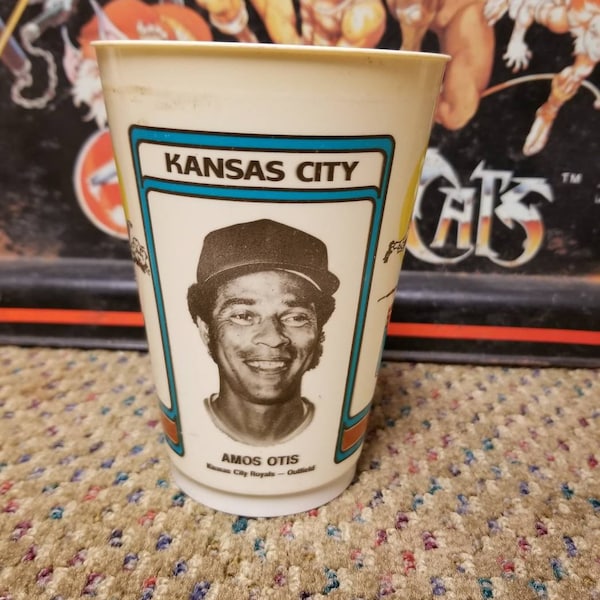 Vintage Kansas City Royals Amos Otis 7 11 Slurpee Cup