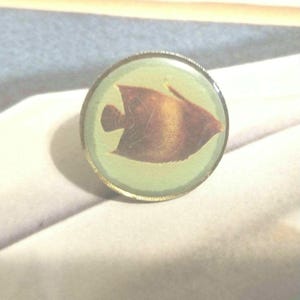 Vintage Tropical Fish Enamel Pin