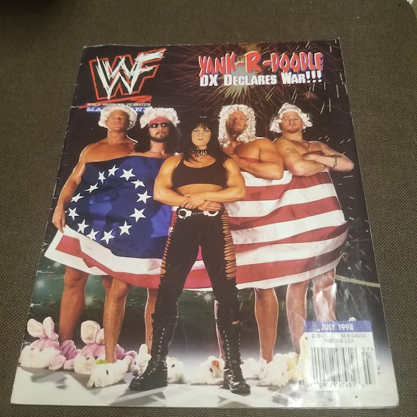 WWF Magazine July 1998 DX Cover