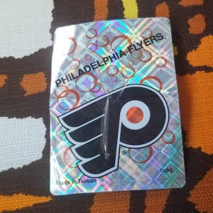 Vintage Philadelphia Flyers Prismatic Vending Machine Sticker