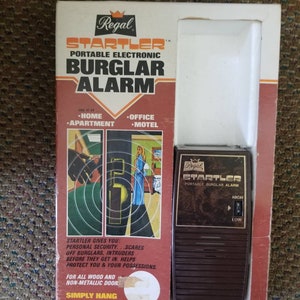Vintage 1970s Startler Portable Electronic Burglar Alarm TESTED
