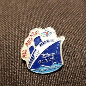 Vintage Disney Cruise Line McDonald's Employee Pin