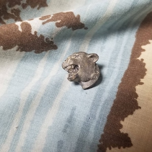 Vintage Lion Pinback Button