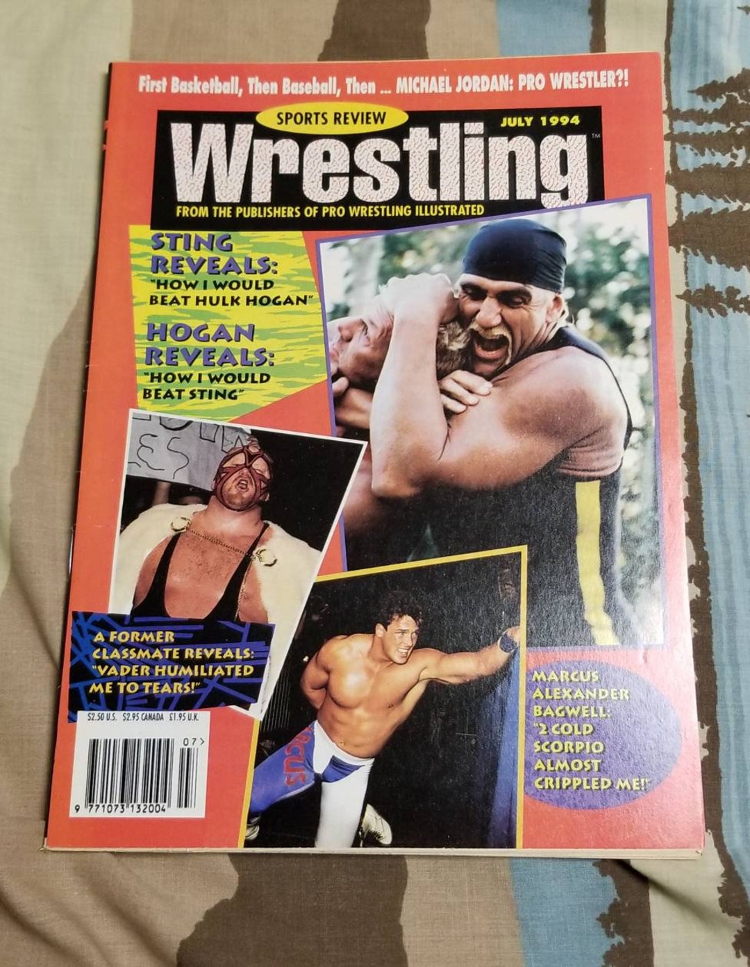 Sports Review Wrestling Magazine Magazine July 1994 Hulk Hogan Etsy