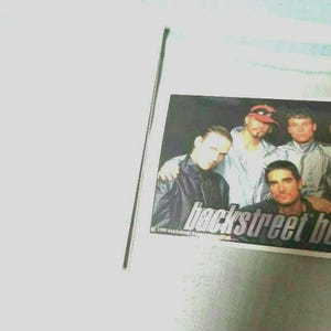 Adesivo de máquina de venda automática dos Backstreet Boys vintage