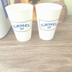 Camel GT Cups 1982 Set of 2