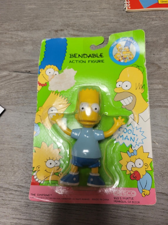 Jesco the Simpsons Bart Simpson 1990 Bendable Figure NEW IN