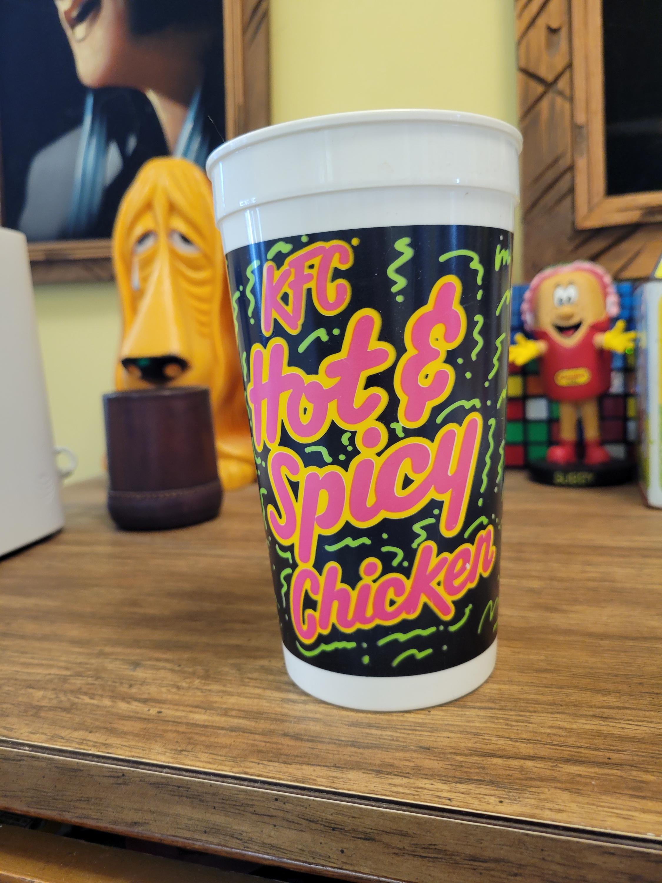 KFC Hot & Spicy Chicken Collectible Plastic Cup Vintage 1980s - Etsy