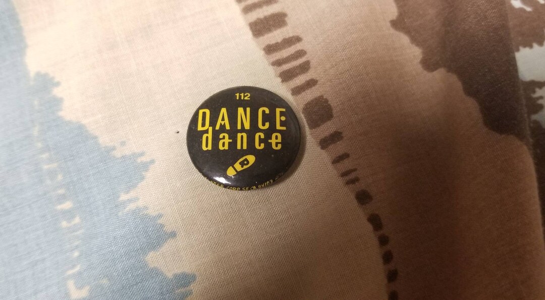 Vintage Dance Dance Pinback Button - Etsy