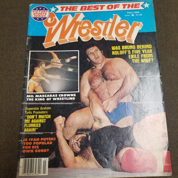 The Best of Victory SportsSeries The Wrestler Magazine Fall 1980 Bruno Santino