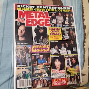 Metal Edge Magazine June 1995 Faith No More Fight Vince Neil White Zombie COC