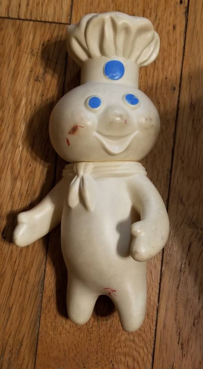 Vintage 1970s Pillsbury Doughboy Vinyl Figure - Etsy