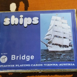 Carte da gioco Vintage Ships Vienna Austria
