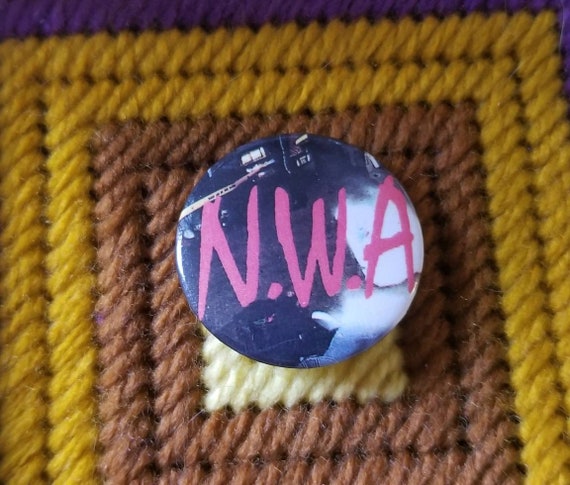 Vintage N.W.A. Pinback Button - image 1