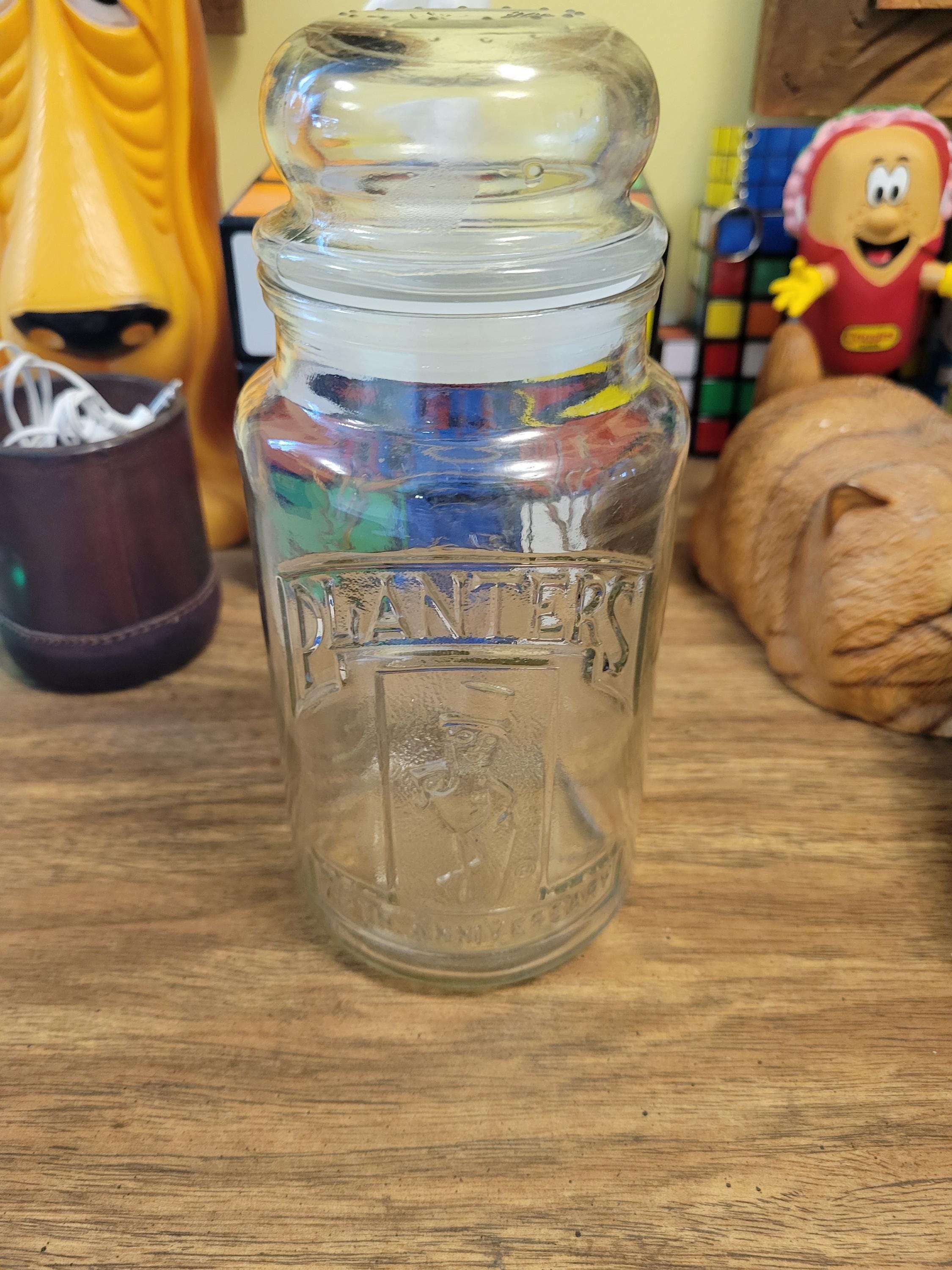 Mr peanut 75th anniversary glass jar - Etsy 日本