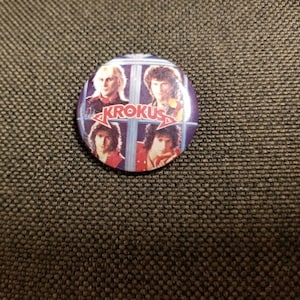 Vintage Krokus Pinback Button