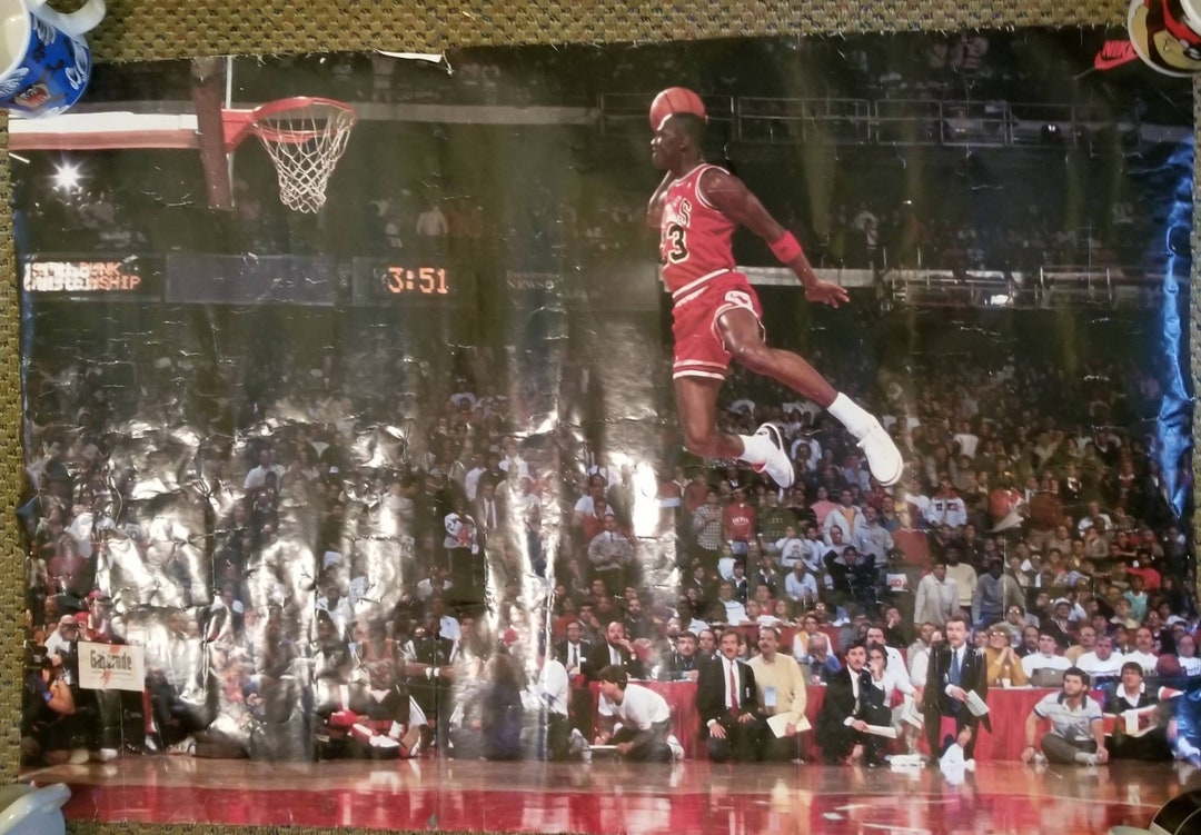 michael jordan nike poster
