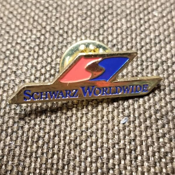 Vintage Schwarz Worldwide Employee Enamel Pin