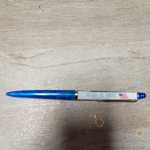 Eskesen Niagarafallen Kanada Vintage Floatande Pen Kromkant Svart Bläck Danmark