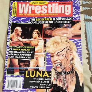 Sports Review Wrestling Magazine September 1994 Hulk Hogan Luna Vachon