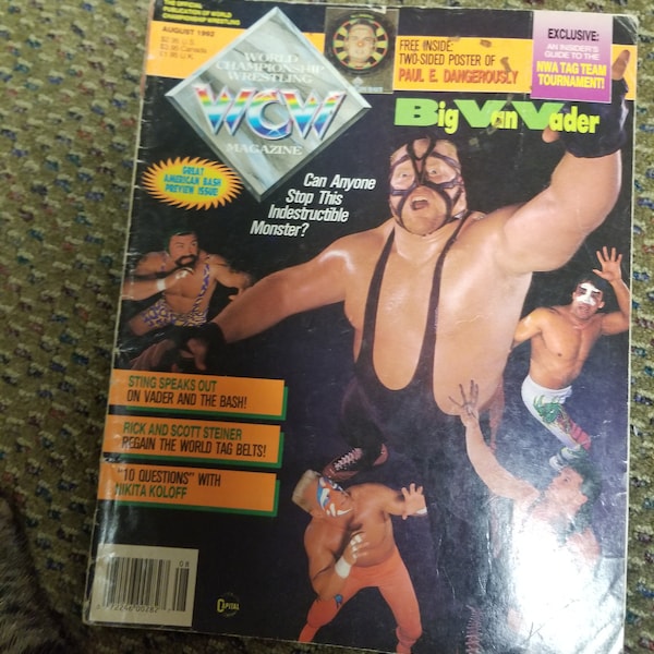 WCW Magazine November 1992 Vader Cover