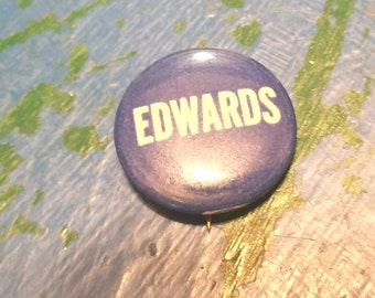 Vintage Edwards Kampania Pinback Button