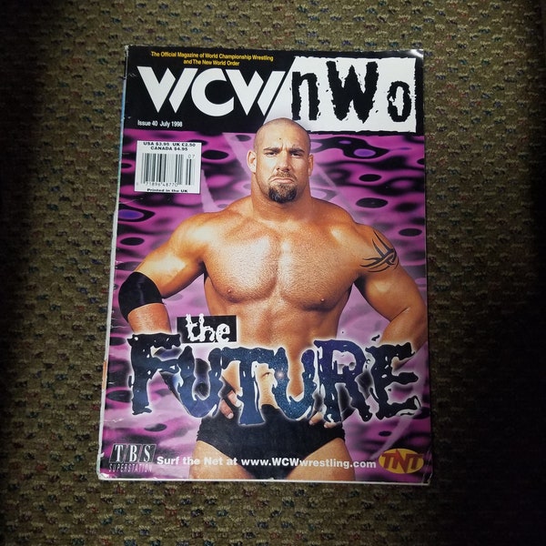 WCW NWO Magazine July 1998 Goldberg Cover