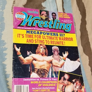 Victory Sports Series Inside Pro Wrestling Magazine Juli 1989 Ultimative Kriegerin Stich Cover