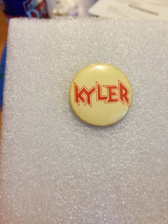 Vintage 1980s Kyler Heavy Metal Pin - image 1