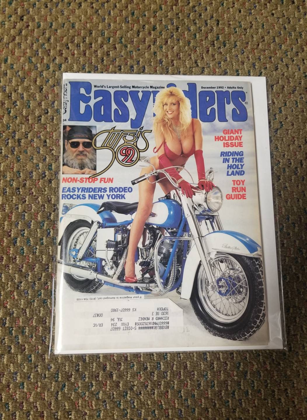 Easyriders Magazine December 1992 