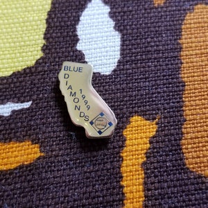 Blue Diamonds 1999 Softball Enamel Pin