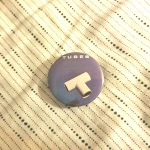 Vintage Tubes Pinback Button