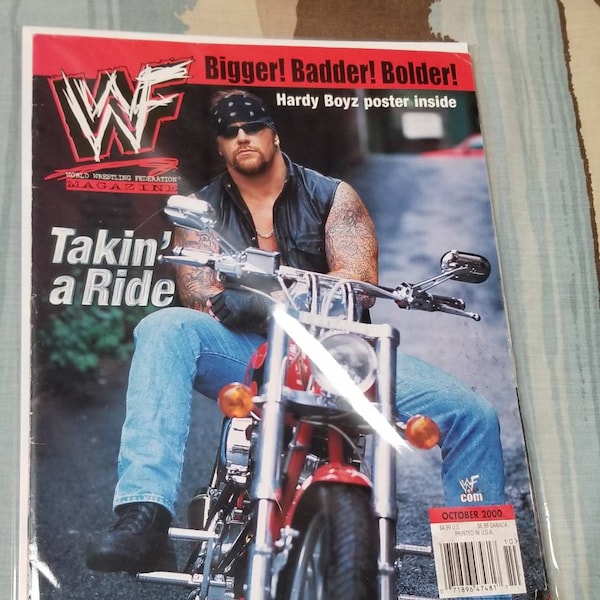 WWF Magazine The Undertaker Cover October 2000