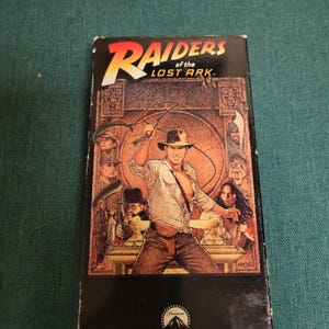 Indiana Jones Raiders of the Lost Ark VHS Tape