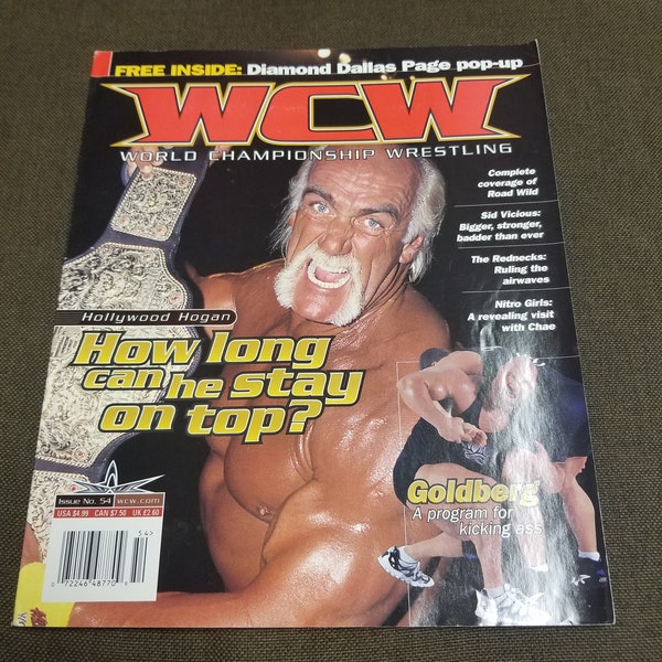 WCW Magazine Hollywood Hulk Hogan Cover