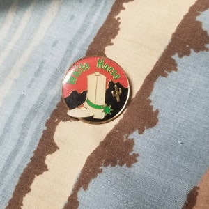 Vintage White Horse Enamel Pin