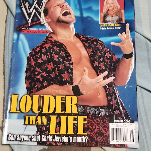 WWF Magazine August 2002 Chris Jericho Cover