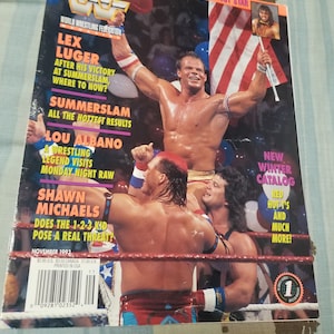 WWF Magazine November 1993 Lex Luger Cover