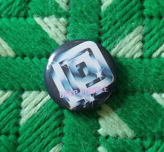Deep Purple Pinback Button - image 1