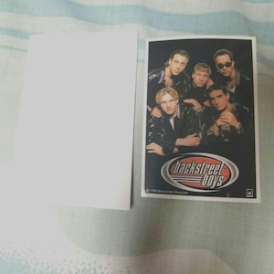 Adesivo de máquina de venda automática dos Backstreet Boys vintage