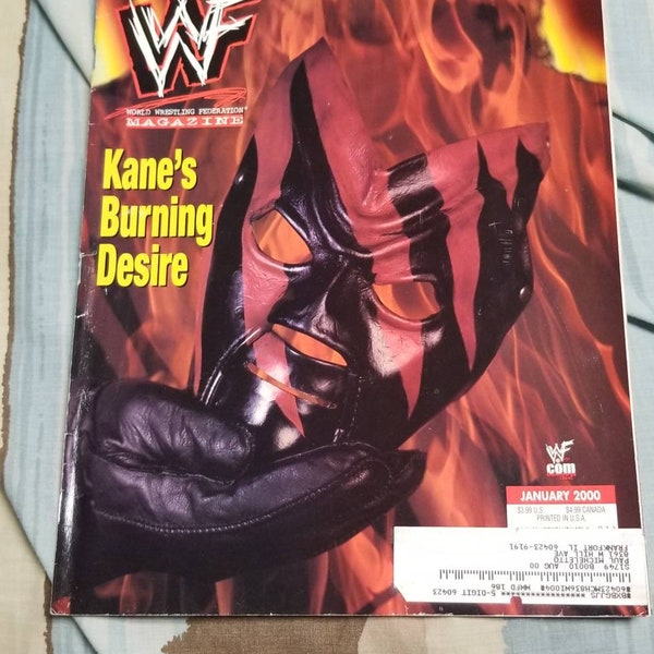 WWF Magazine January 2000 Kane Cover