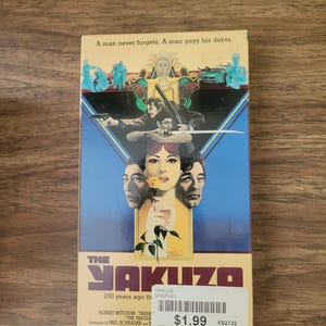 The Yakuza 1974 VHS Takakura Ken, Robert Mitchum Director Sidney Pollack