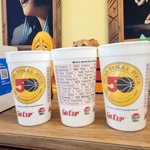 1988年NCAAファイナルフォー記念プラスチックカップ（ピザハット協賛）3個セット