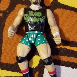 Headbangers &quot;Thrasher&quot; 1997 Jakk&#39;s Pacific 6&quot; Action Figure WWE WWF WCW