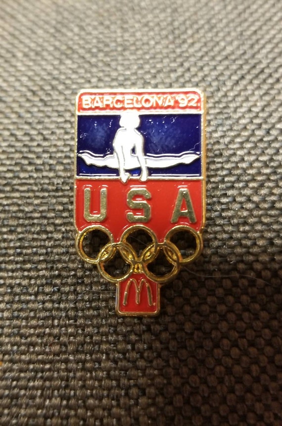 Vintage McDonald's Barcelona 1992 Enamel Pin