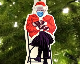Christmas Ornament- Bernie Sanders [Santa]